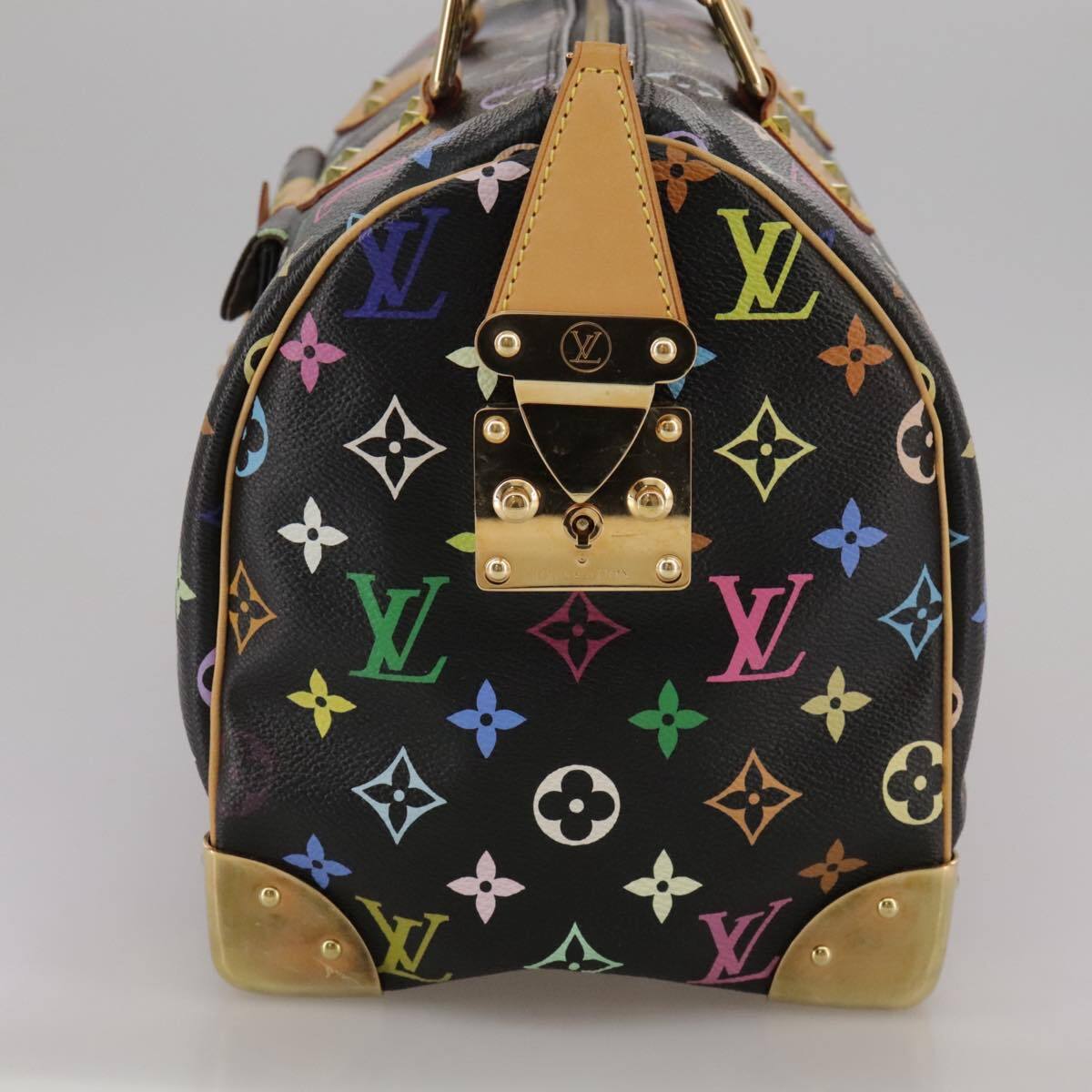Louis Vuitton Louis Vuitton Speedy Handbag Monogram Multicolor 30 Zwart