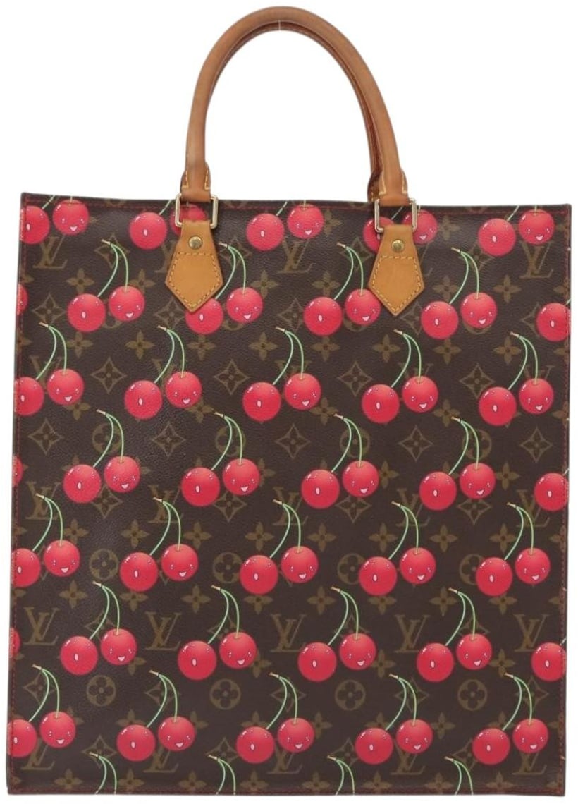 Louis Vuitton Louis Vuitton Sac Plat Bag Limited Edition Monogram Cerises GM Bruin