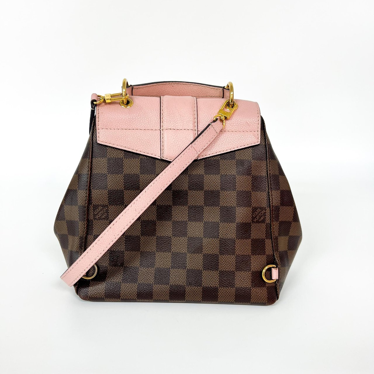 Louis Vuitton Louis Vuitton Clapton Backpack Damier and Leather Bruin