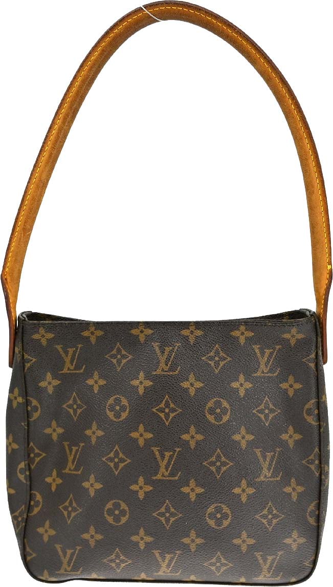 Louis Vuitton Louis Vuitton Monogram Looping Handbag Monogram Canvas MM Bruin