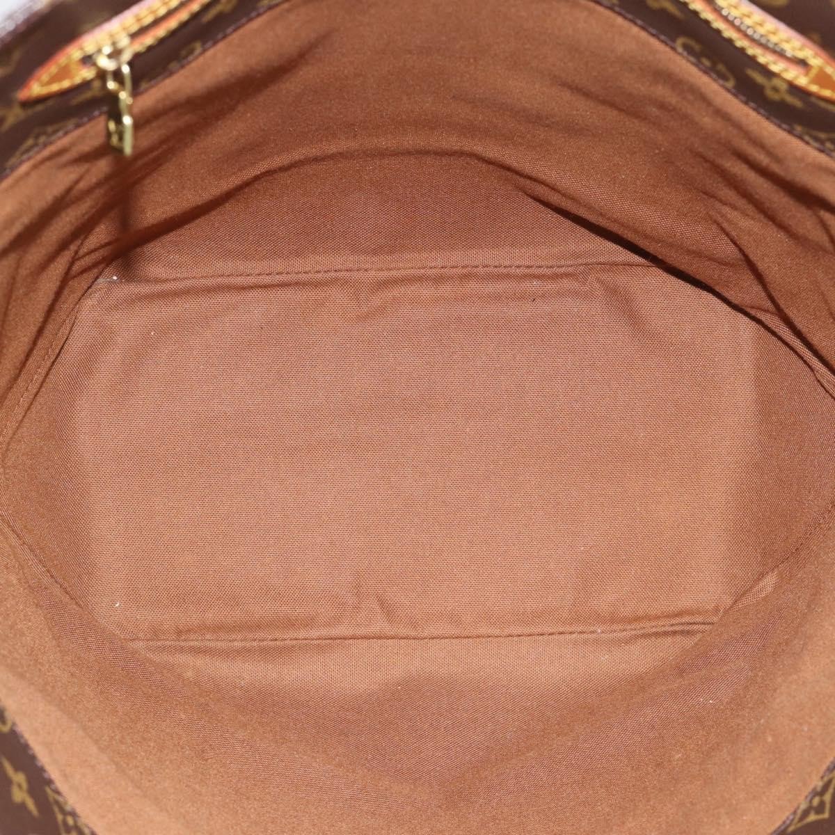 Louis Vuitton Shopping Sac Handbag Monogram Bruin