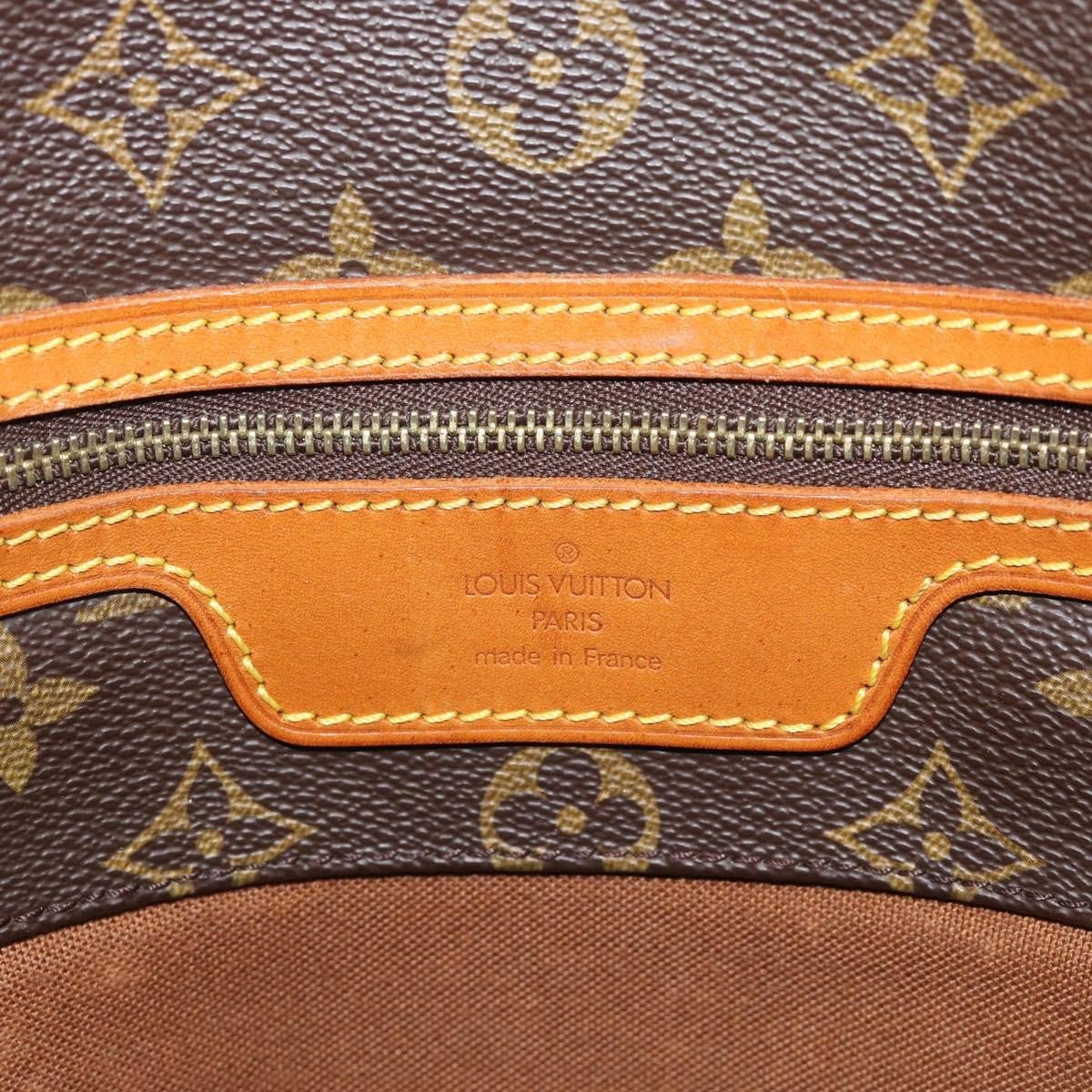 Louis Vuitton Shopping Sac Handbag Monogram Bruin