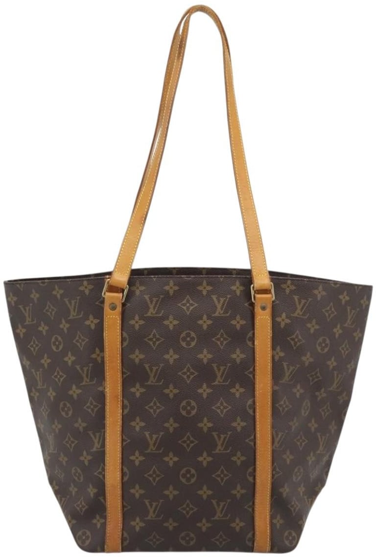 Louis Vuitton Shopping Sac Handbag Monogram Bruin