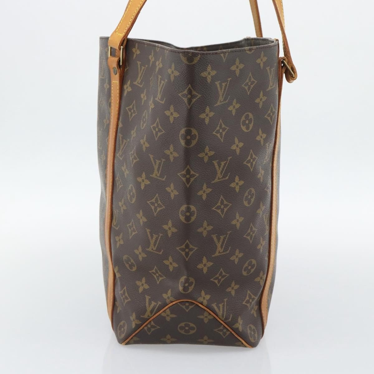 Louis Vuitton Shopping Sac Handbag Monogram Bruin