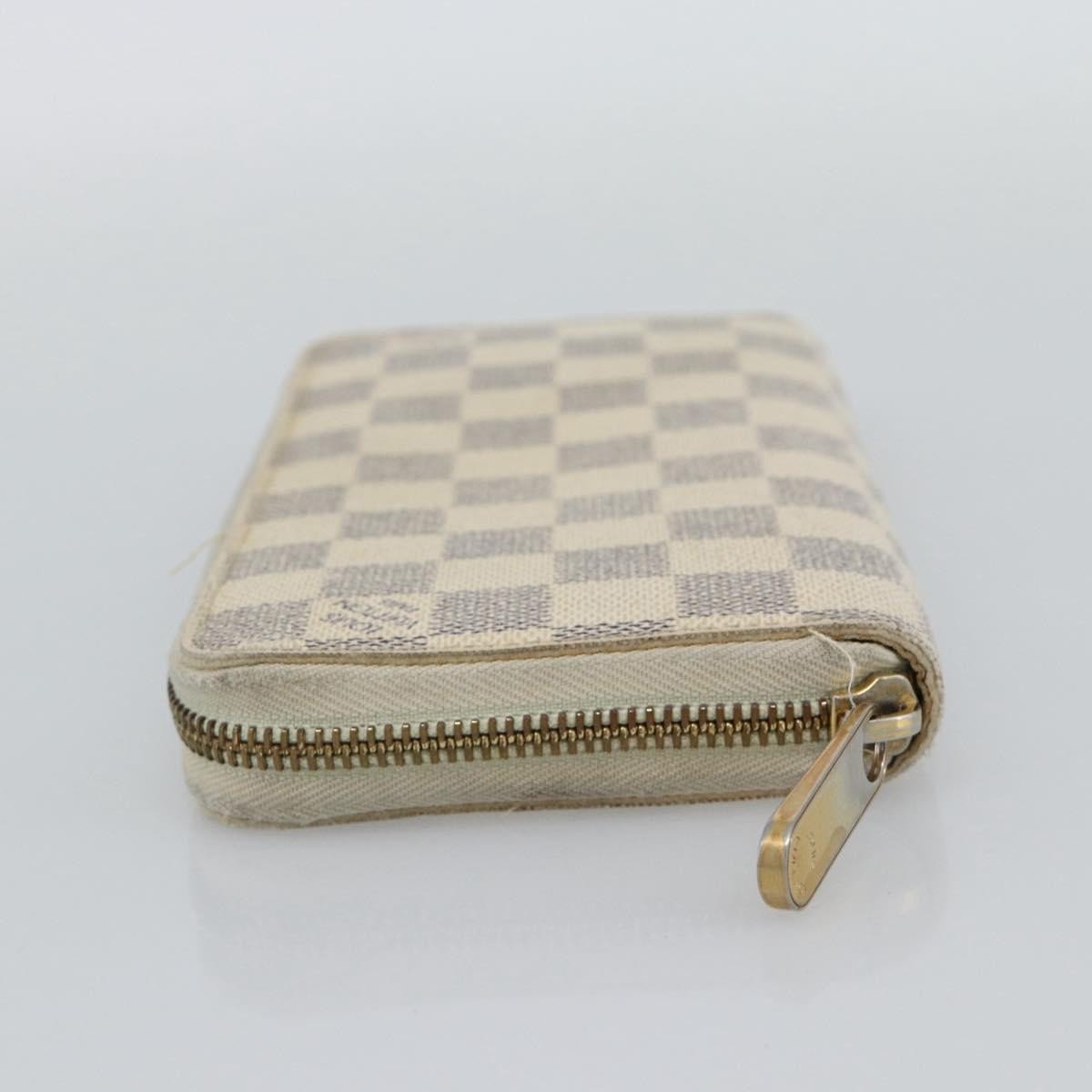 Louis Vuitton Zippy Organizer Damier Azur Beige