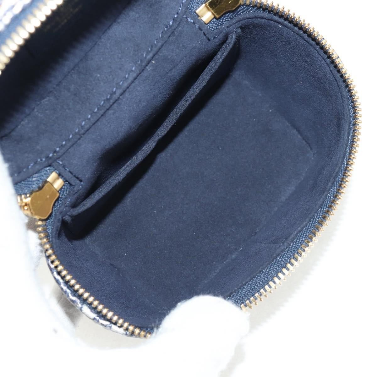 Louis Vuitton Vanity Case Monoglam Jacquard Canvas Micro Navy