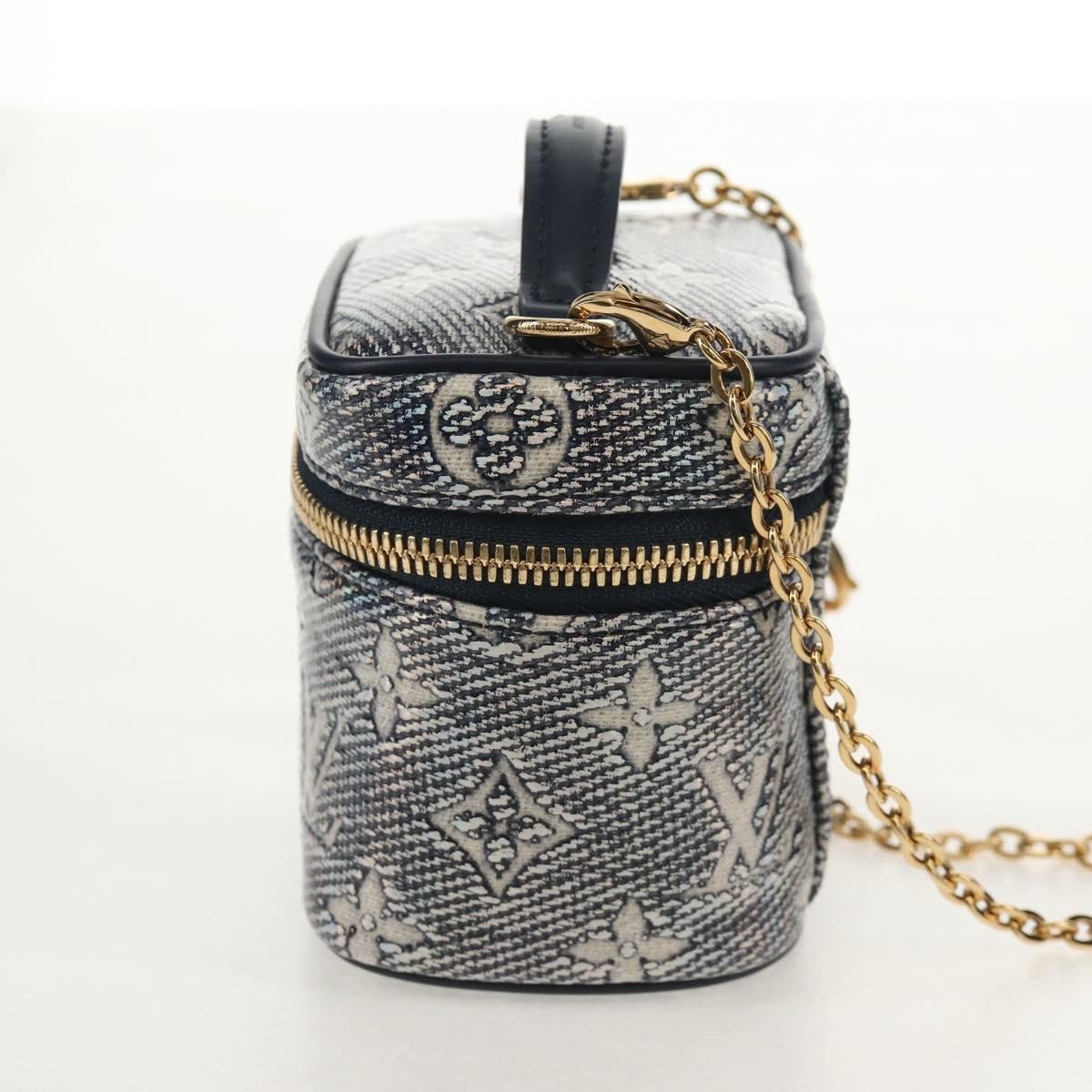 Louis Vuitton Vanity Case Monoglam Jacquard Canvas Micro Navy