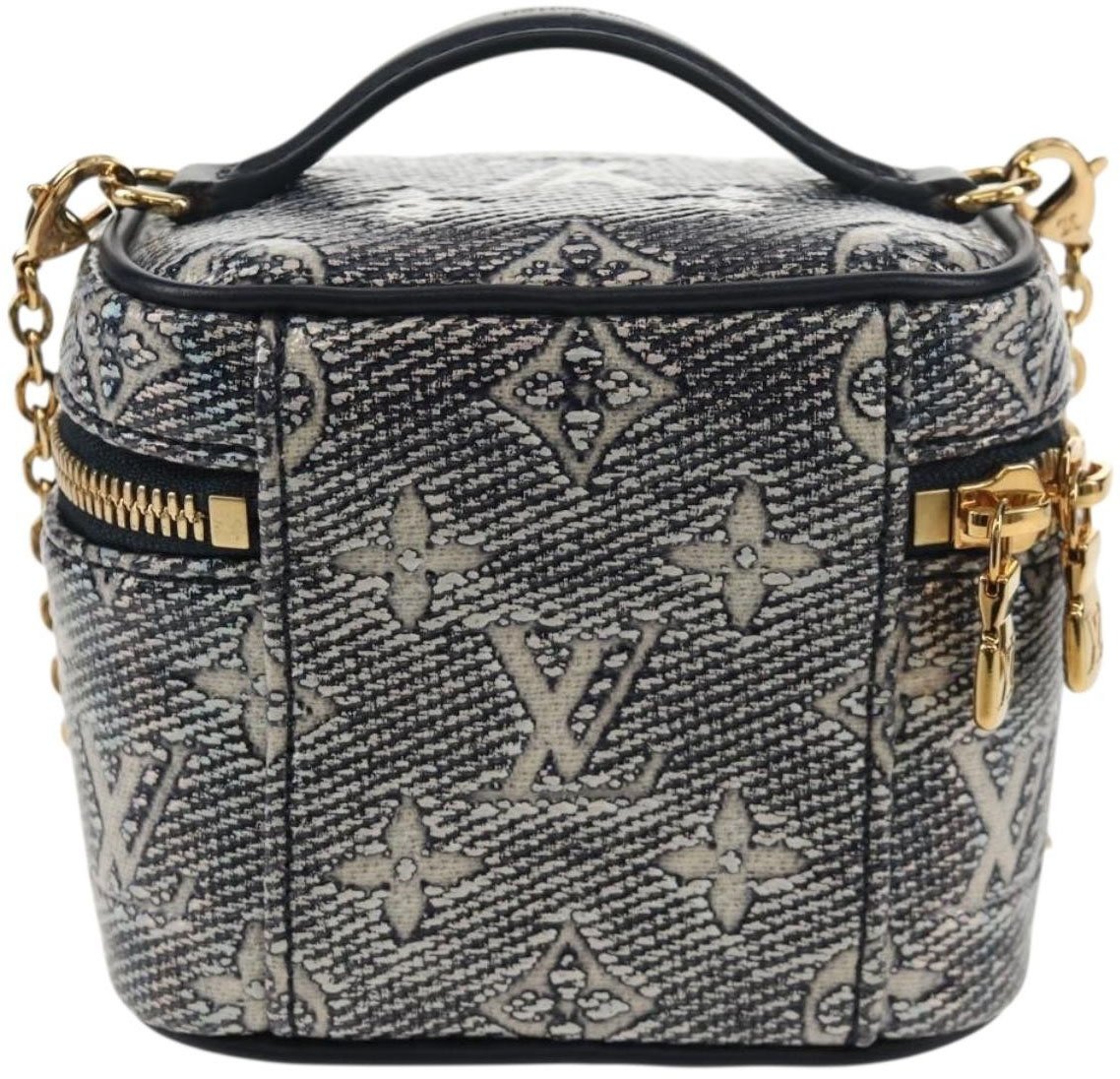 Louis Vuitton Vanity Case Monoglam Jacquard Canvas Micro Navy
