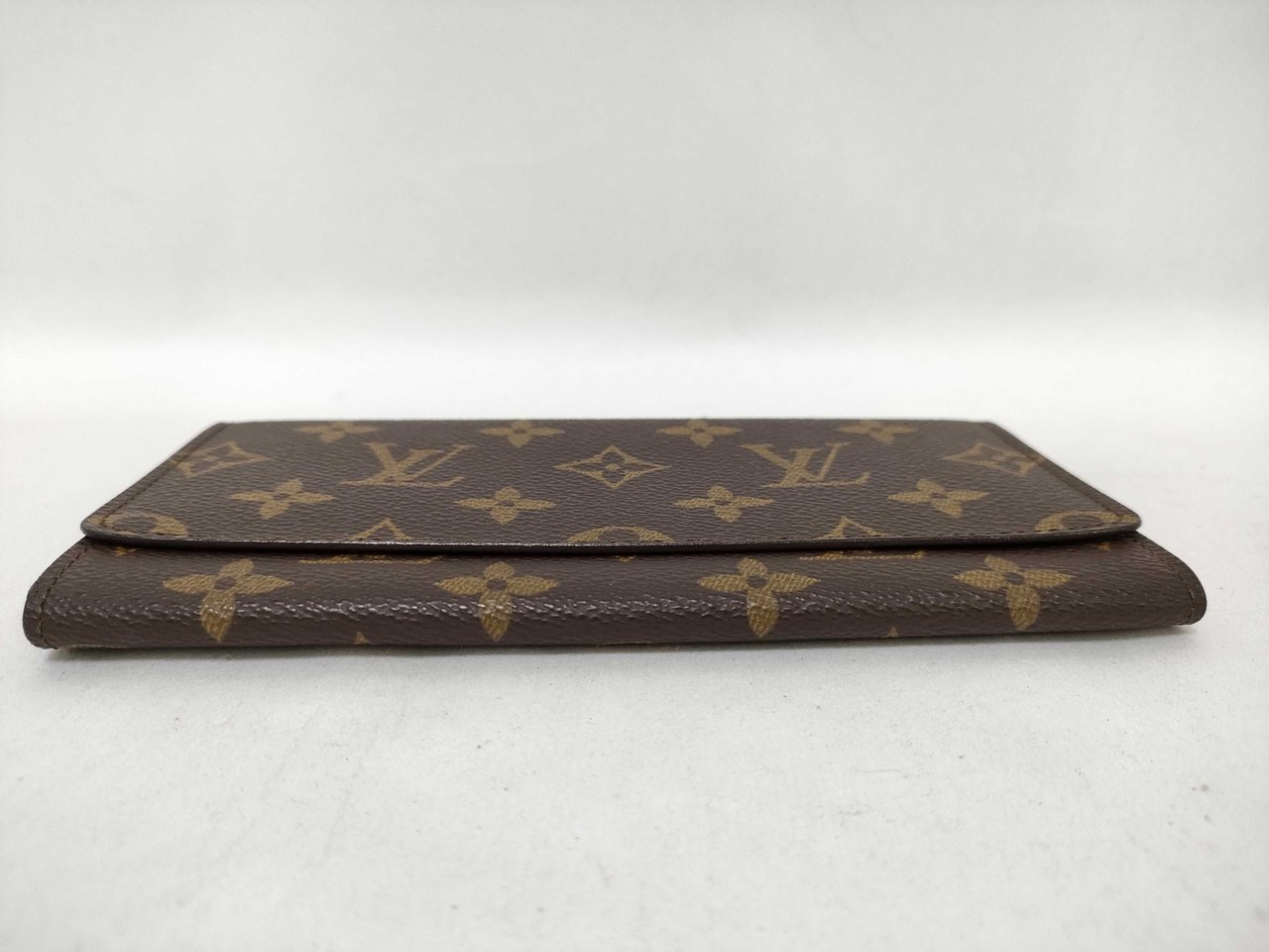 Louis Vuitton Monogramissime Wallet Monogram Canvas and Exotics Bruin