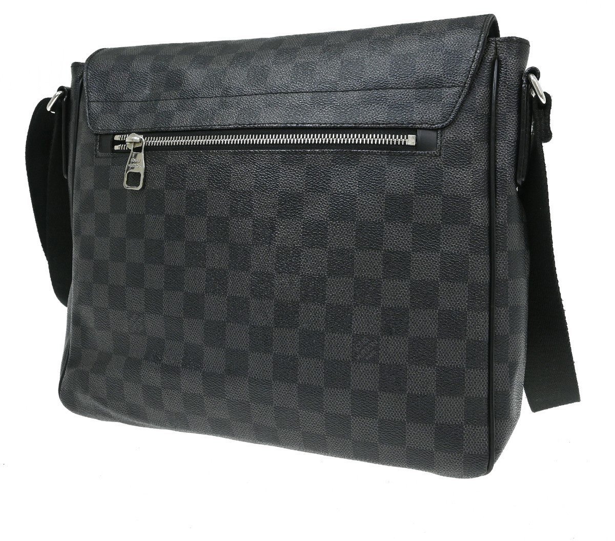 Louis Vuitton District Messenger Damier Graphite MM Zwart