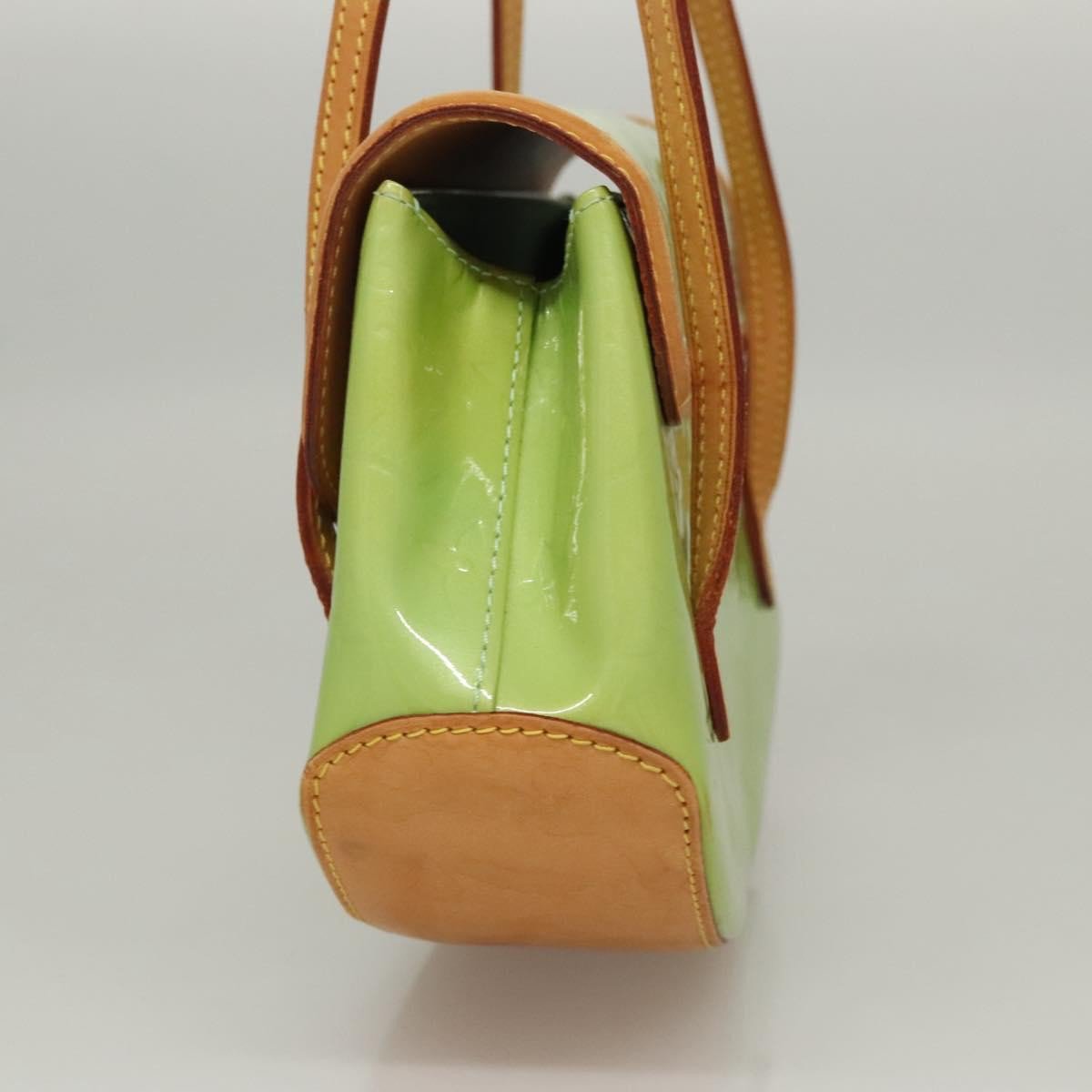 Louis Vuitton Biscayne Bay Handbag Monogram Vernis PM Groen
