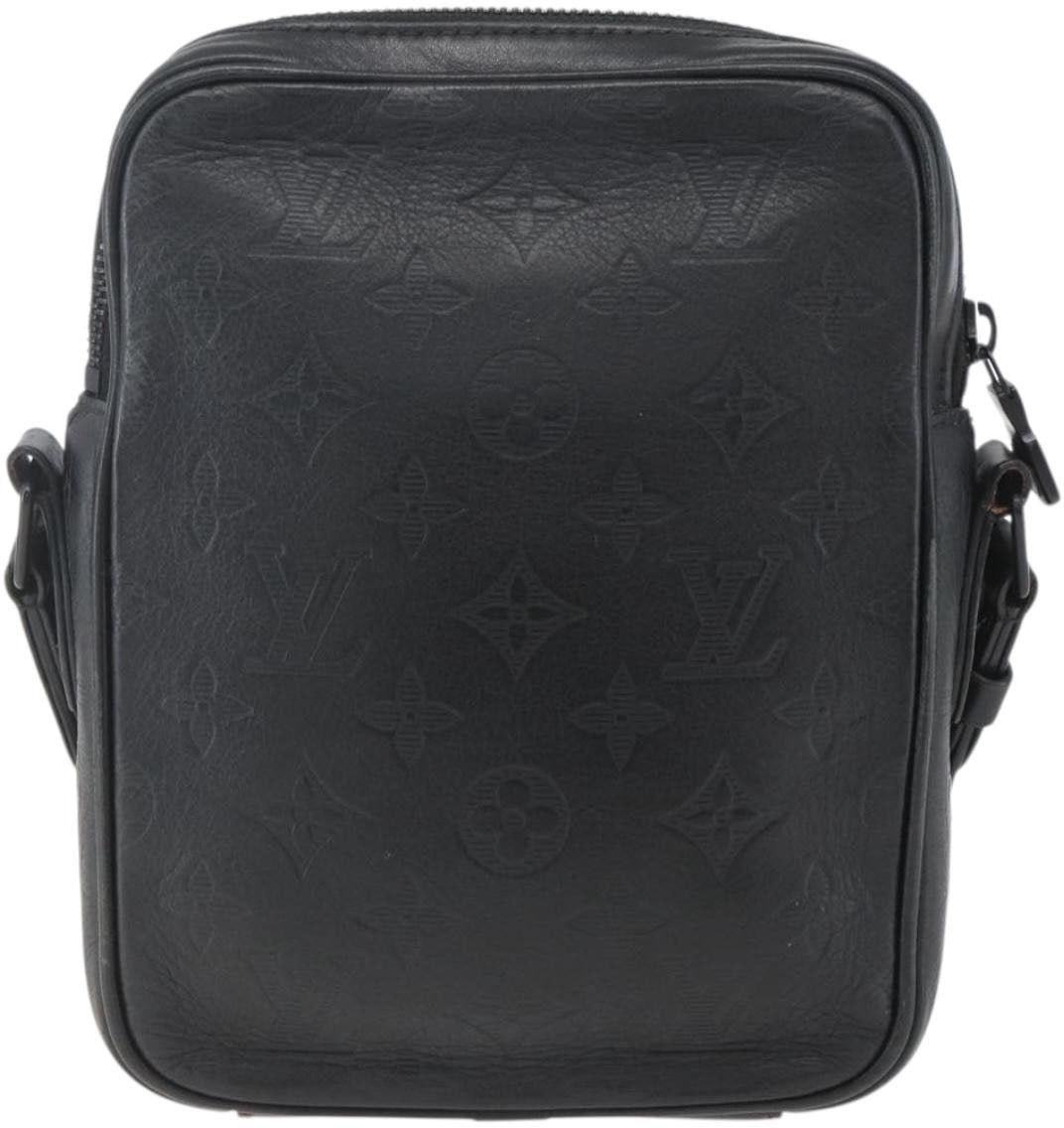 Louis Vuitton Louis Vuitton Danube Handbag Monogram Shadow Leather PM Zwart