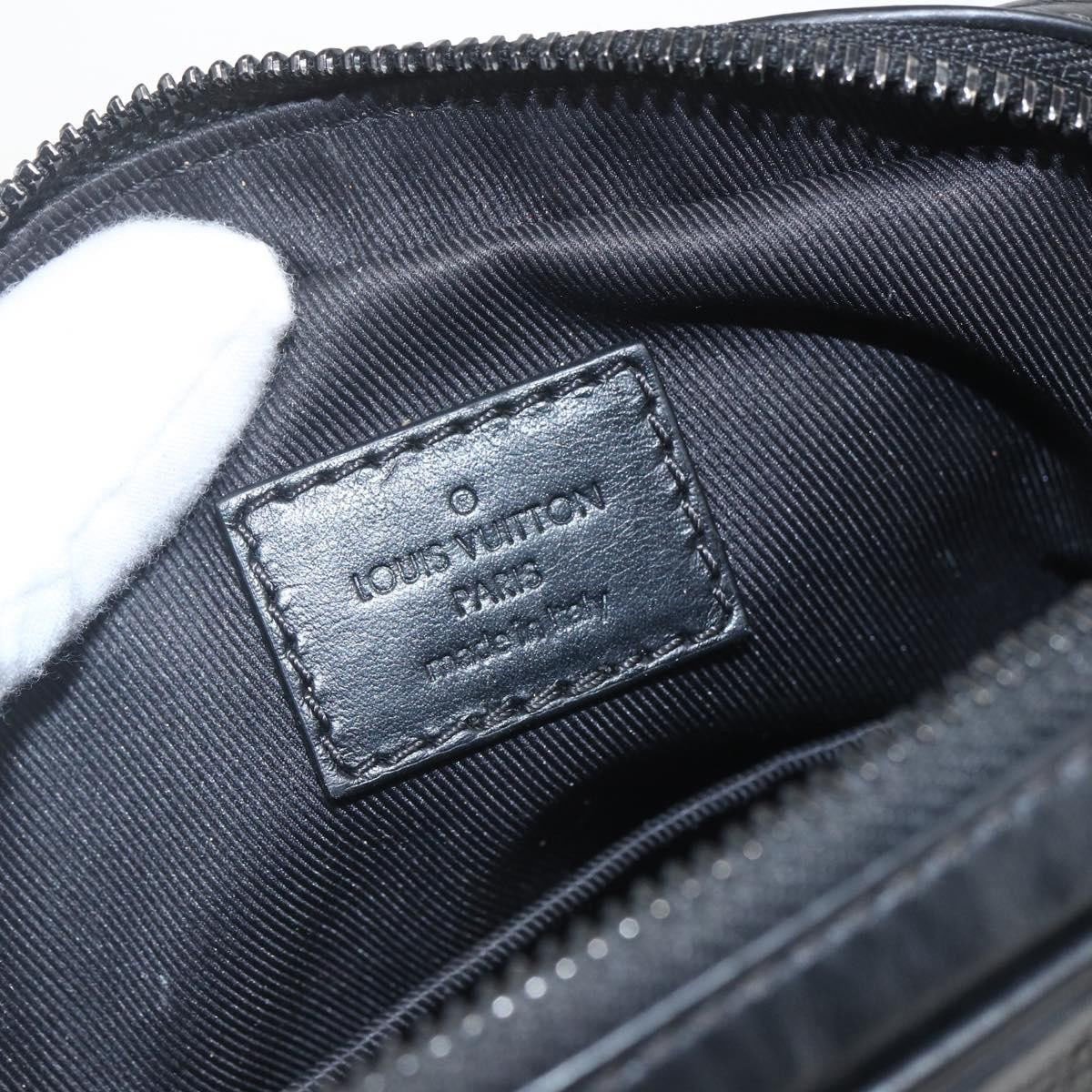 Louis Vuitton Louis Vuitton Danube Handbag Monogram Shadow Leather PM Zwart