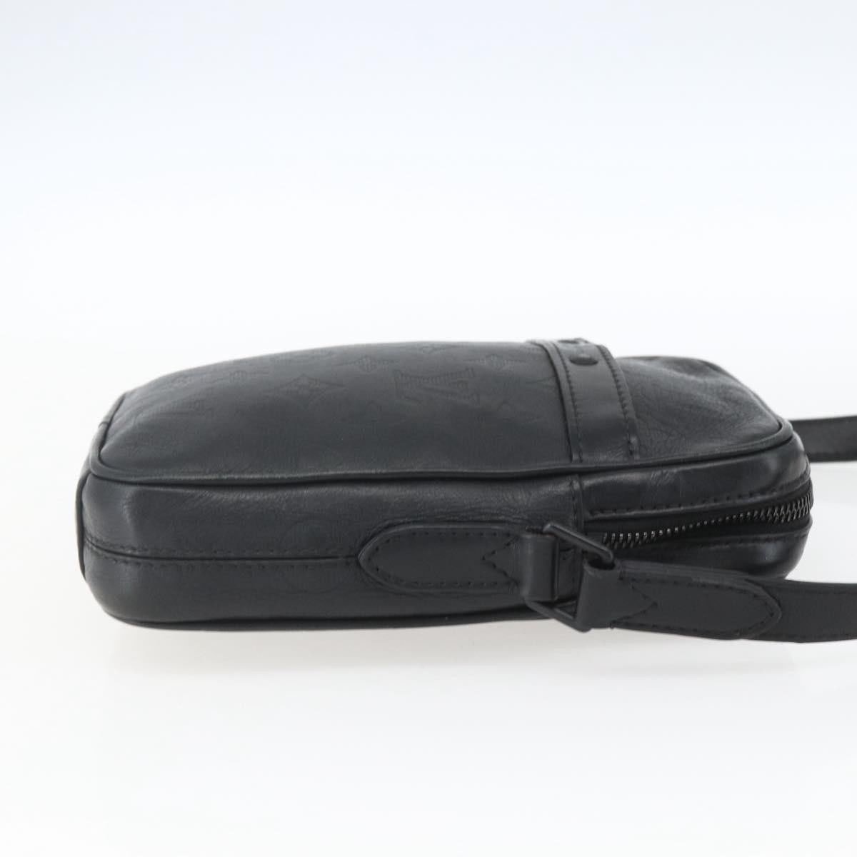 Louis Vuitton Louis Vuitton Danube Handbag Monogram Shadow Leather PM Zwart