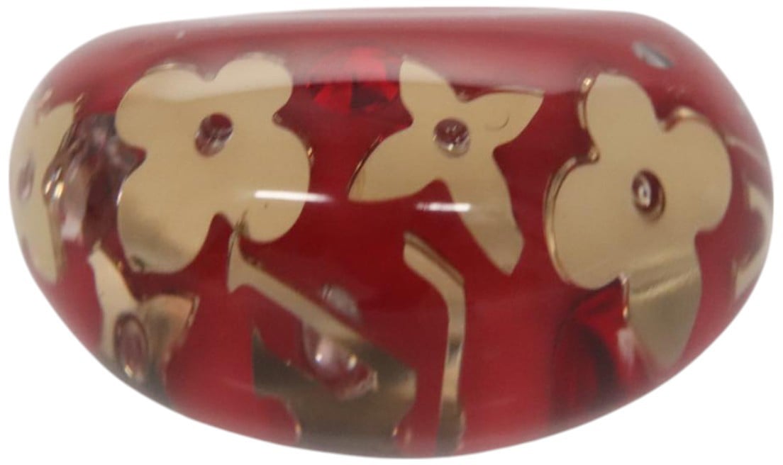 Louis Vuitton Louis Vuitton LV Instinct Ring Set Plastique Rood