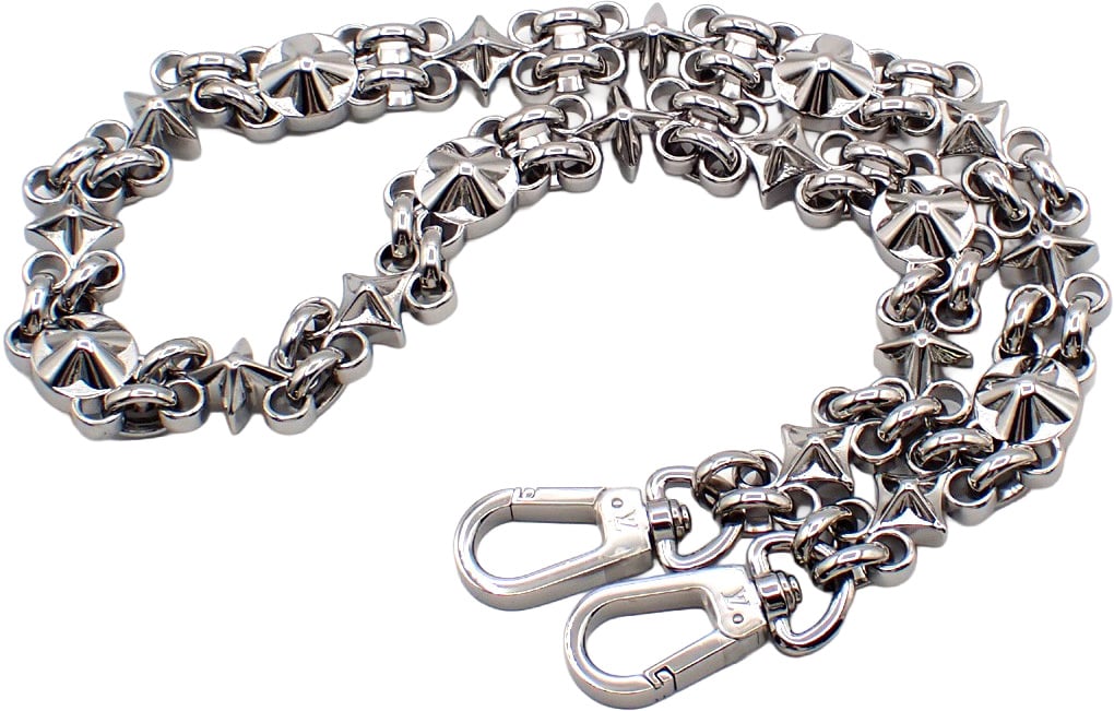 Louis Vuitton Dauphine Chain Shoulder Strap Metal Zilver