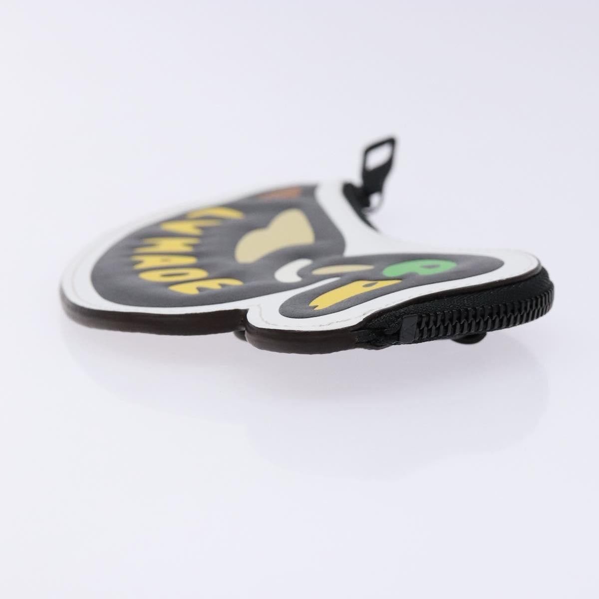 Louis Vuitton Louis Vuitton Nigo Duck Coin Holder Printed Leather and Limited Edition Giant Damier Zwart