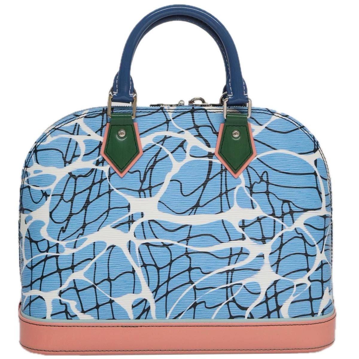 Louis Vuitton Louis Vuitton Alma Handbag Limited Edition Print Epi Leather PM Blauw