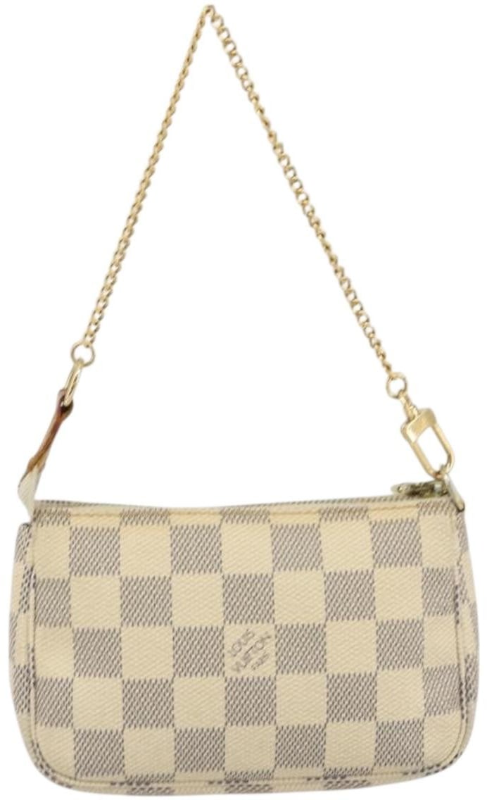 Louis Vuitton Mini pochette accessoires Damier Canvas Mini Beige