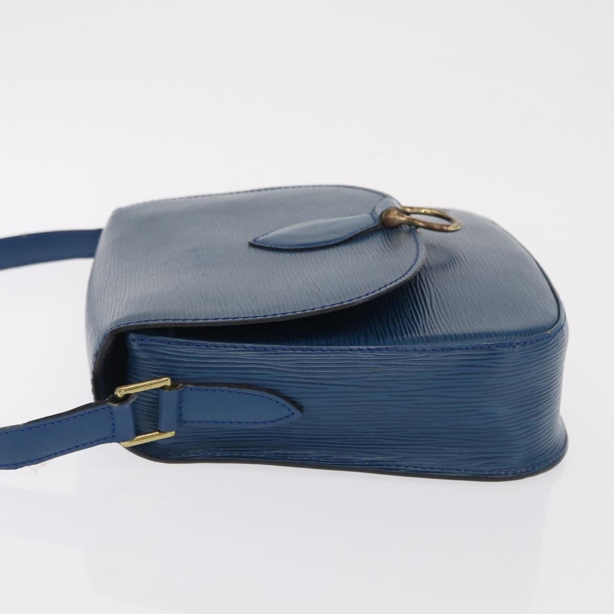 Louis Vuitton Louis Vuitton Saint Cloud Handbag Epi Leather GM Blauw