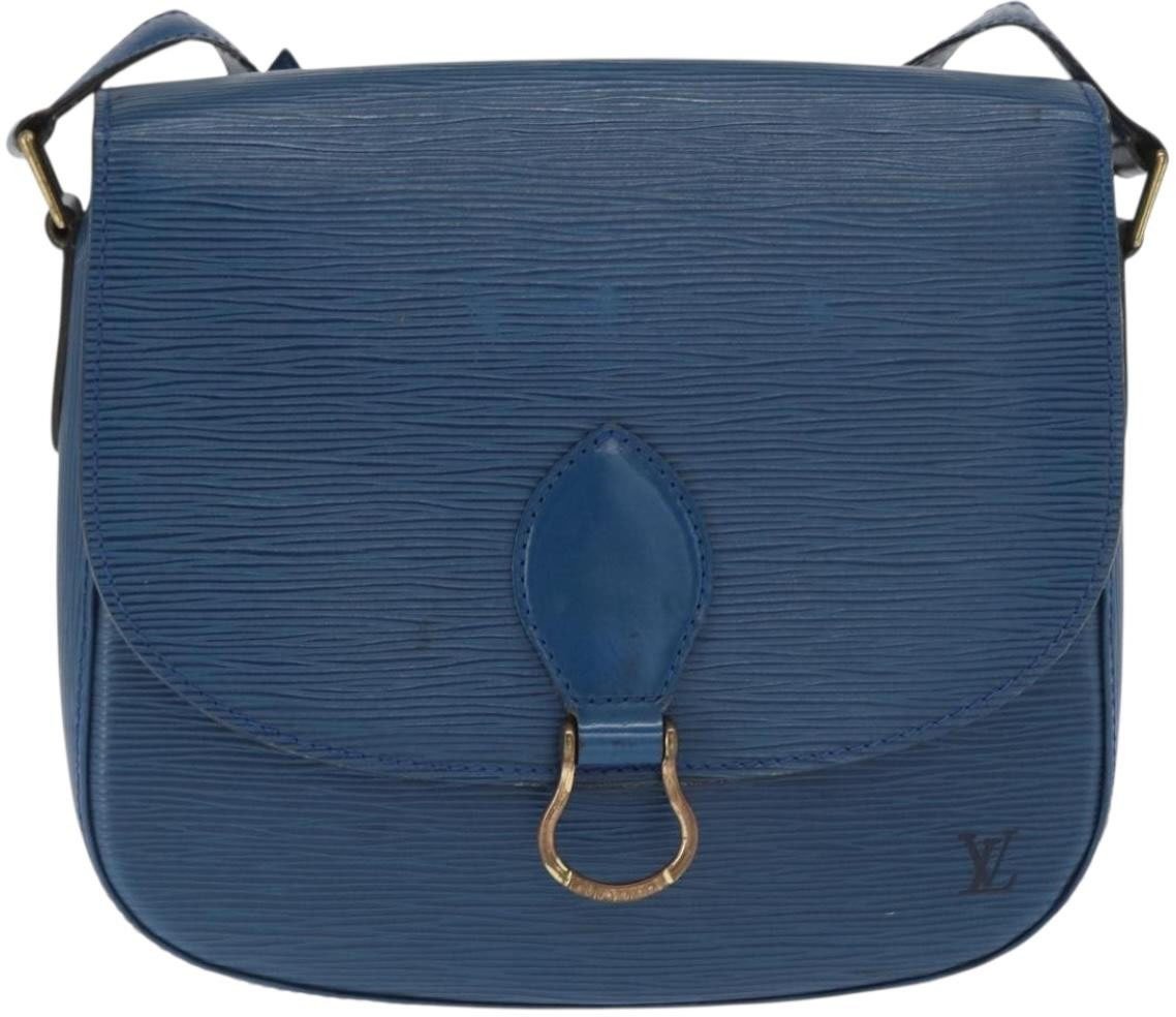 Louis Vuitton Louis Vuitton Saint Cloud Handbag Epi Leather GM Blauw