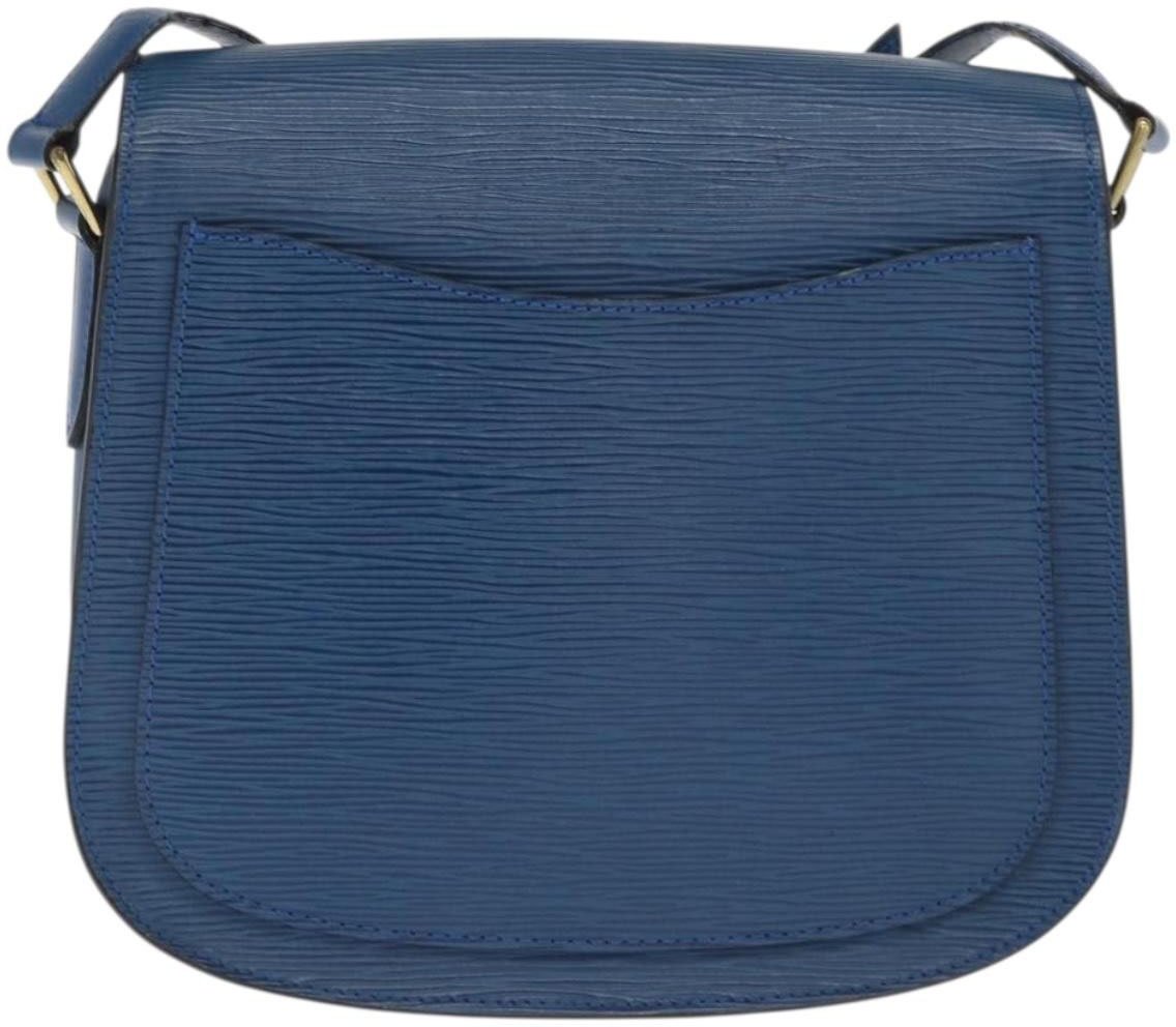 Louis Vuitton Louis Vuitton Saint Cloud Handbag Epi Leather GM Blauw