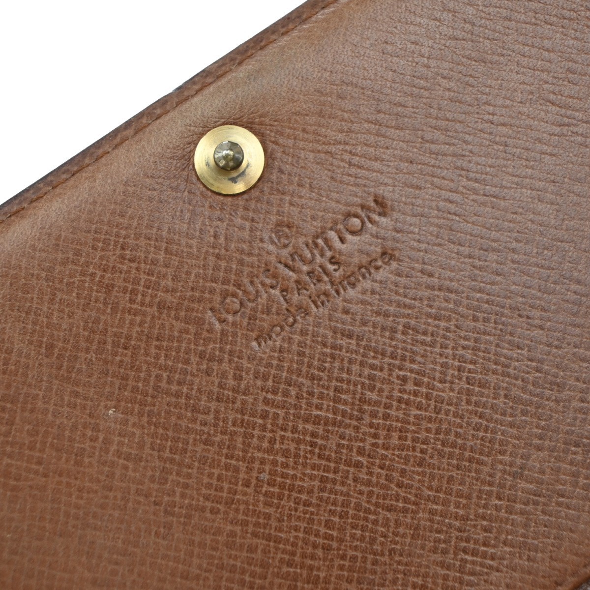 Louis Vuitton Louis Vuitton Porte Monnaie Billets Tresor Wallet Monogram Canvas Bruin