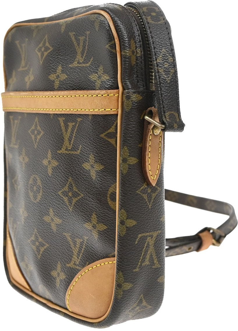 Louis Vuitton Louis Vuitton Danube Handbag Monogram Canvas PM Bruin