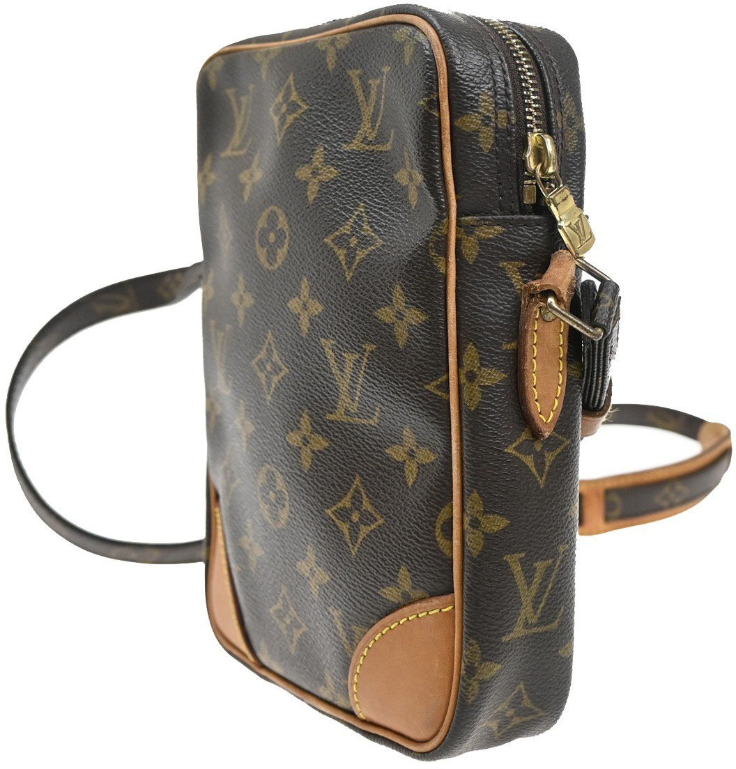 Louis Vuitton Louis Vuitton Danube Handbag Monogram Canvas PM Bruin
