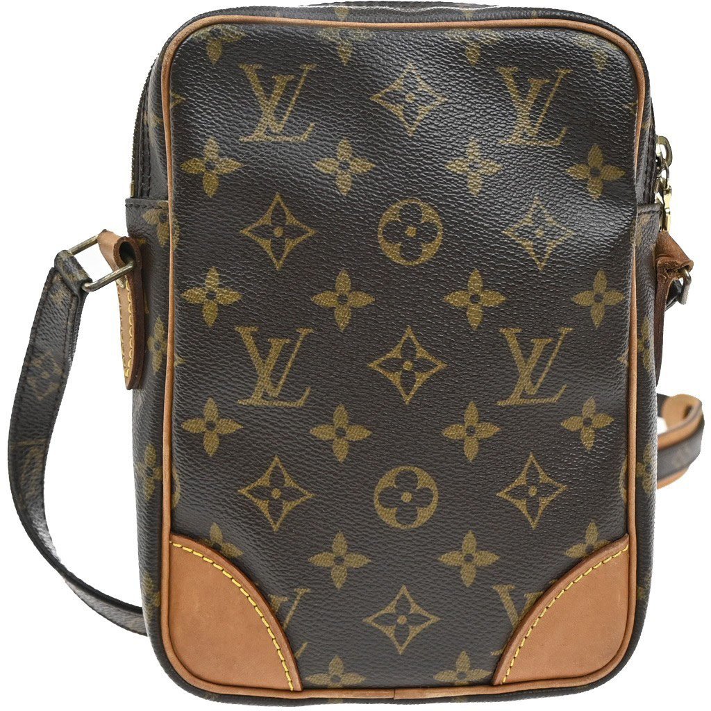 Louis Vuitton Louis Vuitton Danube Handbag Monogram Canvas PM Bruin