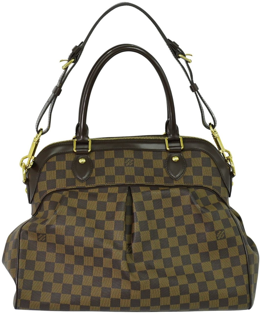 Louis Vuitton Louis Vuitton Trevi Handbag Damier GM Bruin