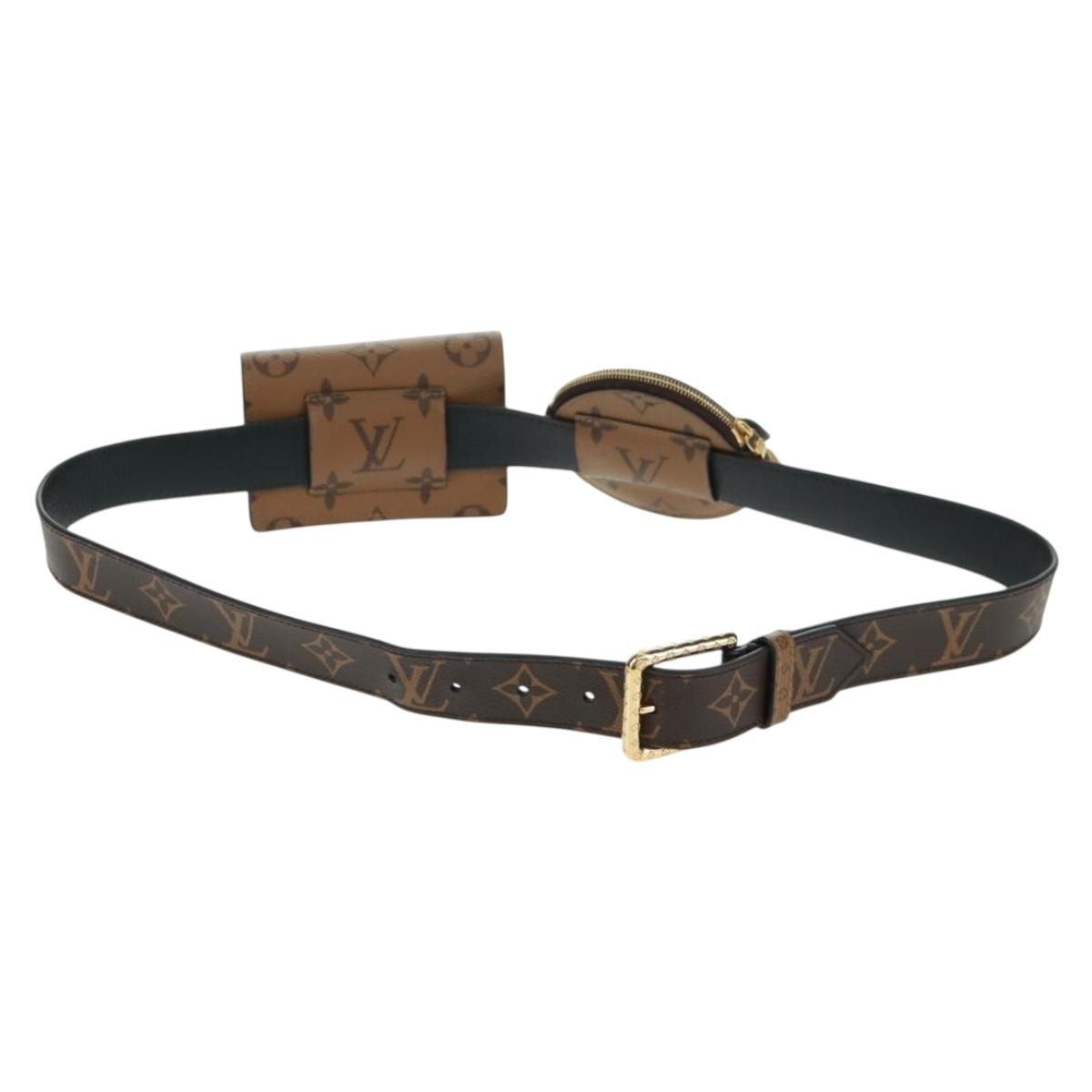 Louis Vuitton Louis Vuitton Daily Multi Pocket Belt Monogram Canvas Medium Bruin