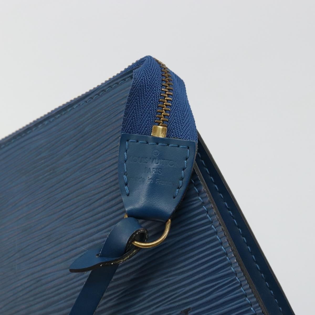 Louis Vuitton Pochette Accessoires NM Epi Leather Blauw