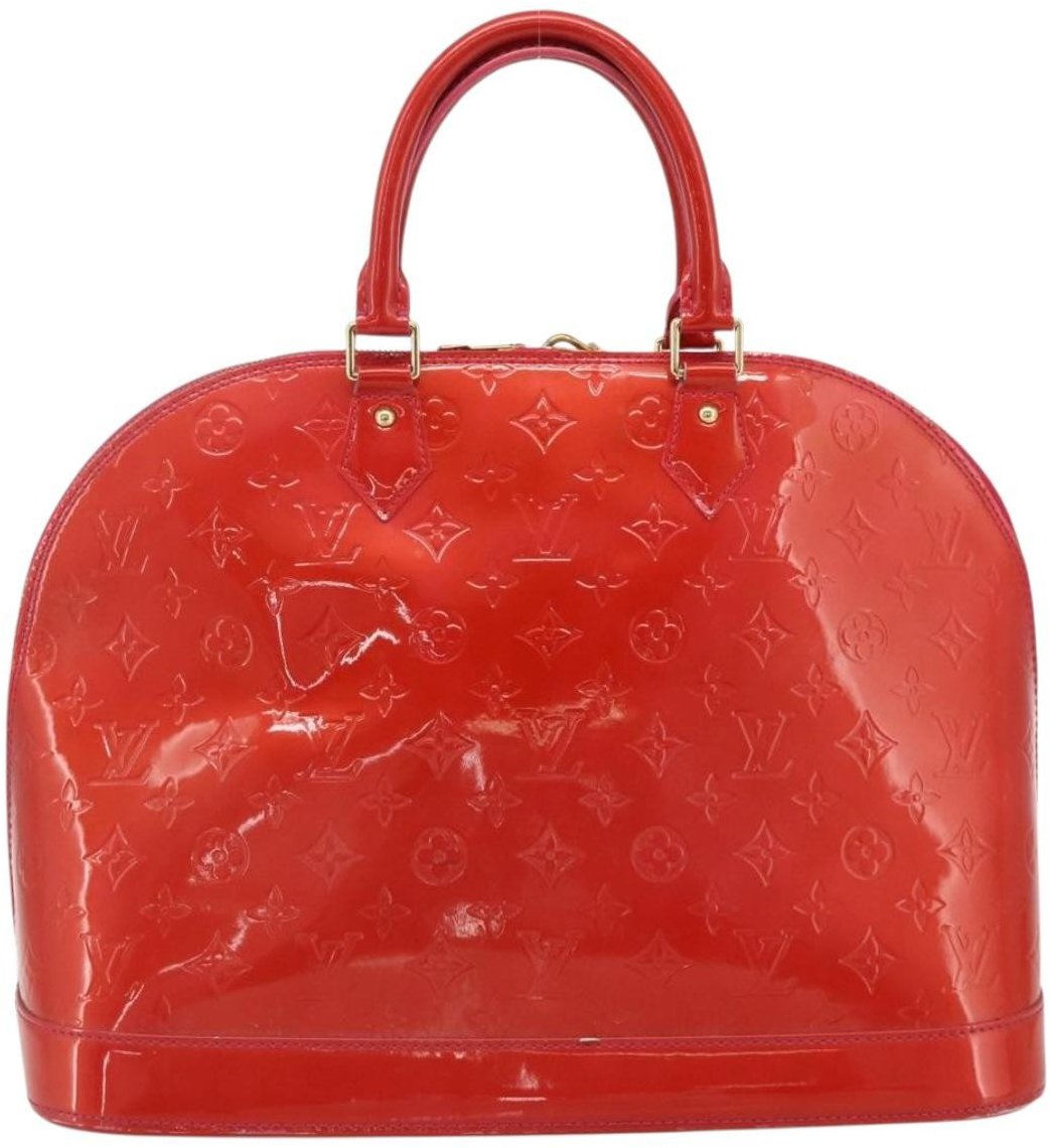 Louis Vuitton Alma Monogram Vernis GM Rood