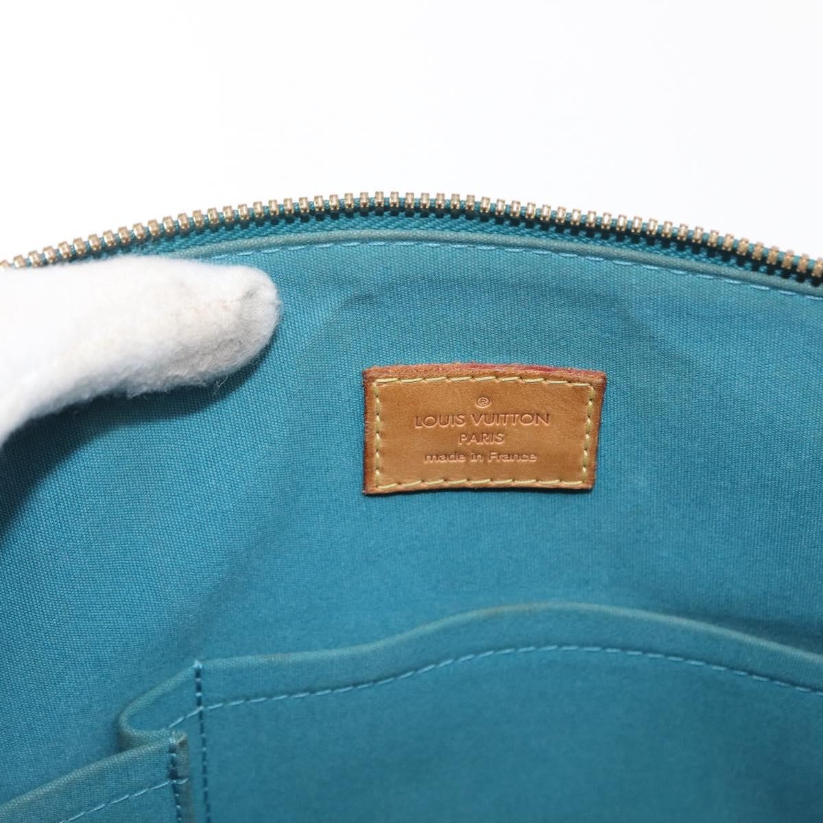 Louis Vuitton Louis Vuitton Alma Handbag Monogram Vernis GM Geel