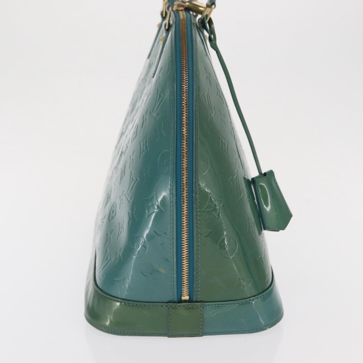 Louis Vuitton Louis Vuitton Alma Handbag Monogram Vernis GM Geel