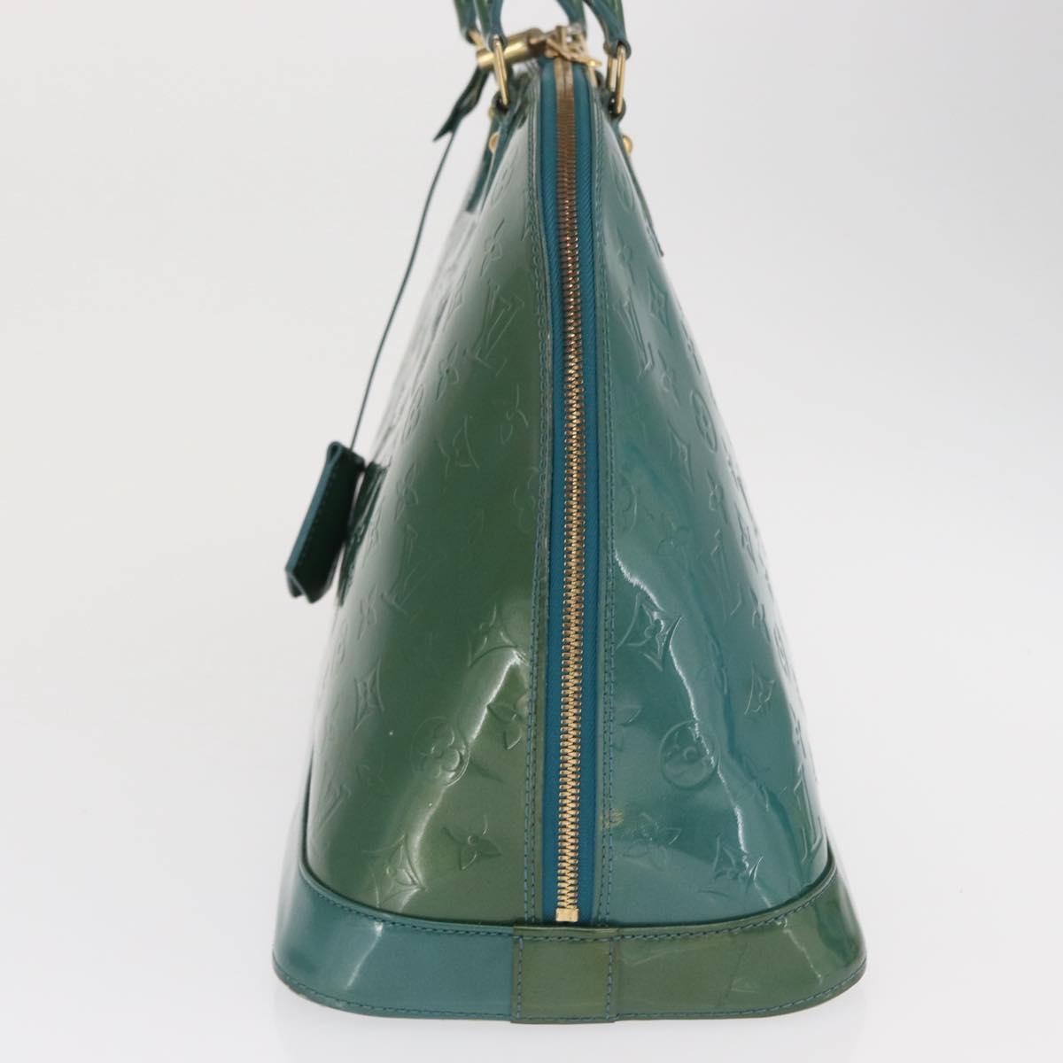 Louis Vuitton Louis Vuitton Alma Handbag Monogram Vernis GM Geel