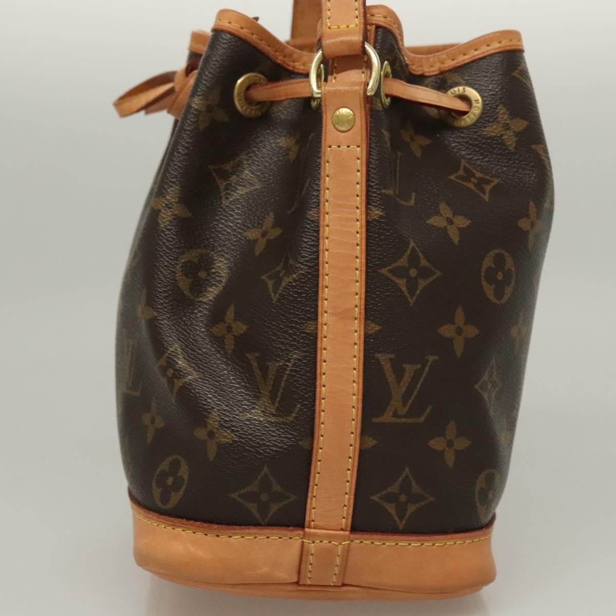 Louis Vuitton Louis Vuitton Noe Handbag Monogram Canvas Mini Bruin