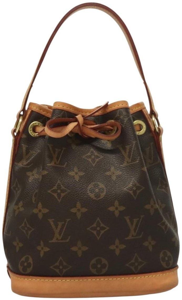 Louis Vuitton Louis Vuitton Noe Handbag Monogram Canvas Mini Bruin