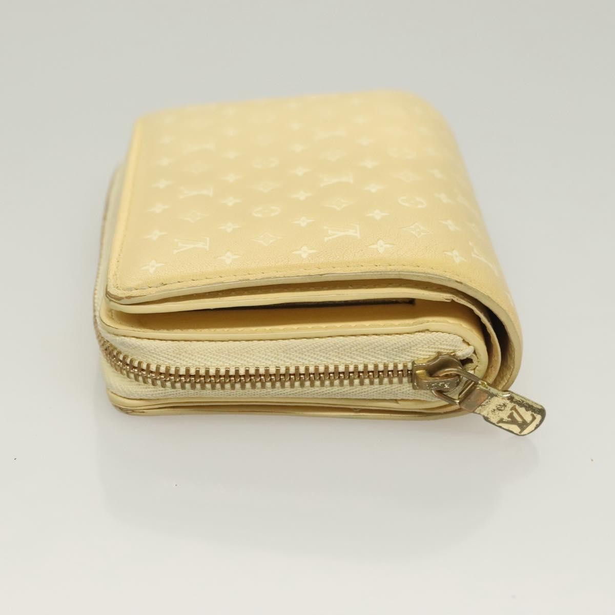 Louis Vuitton Louis Vuitton Lou Wallet Nanogram Leather Beige