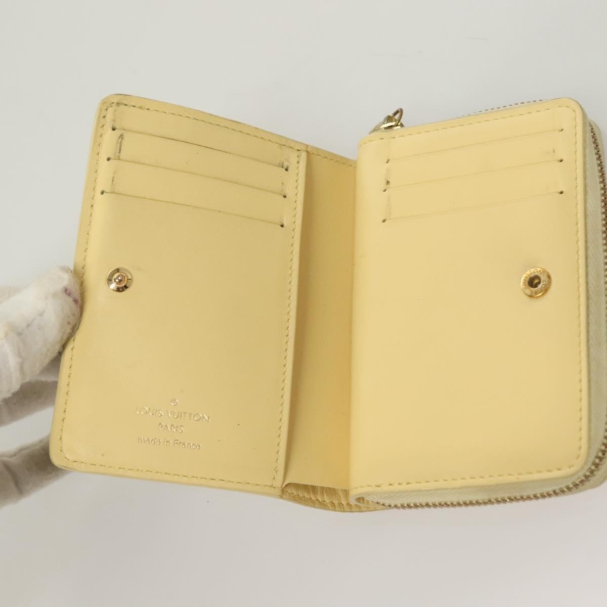 Louis Vuitton Louis Vuitton Lou Wallet Nanogram Leather Beige