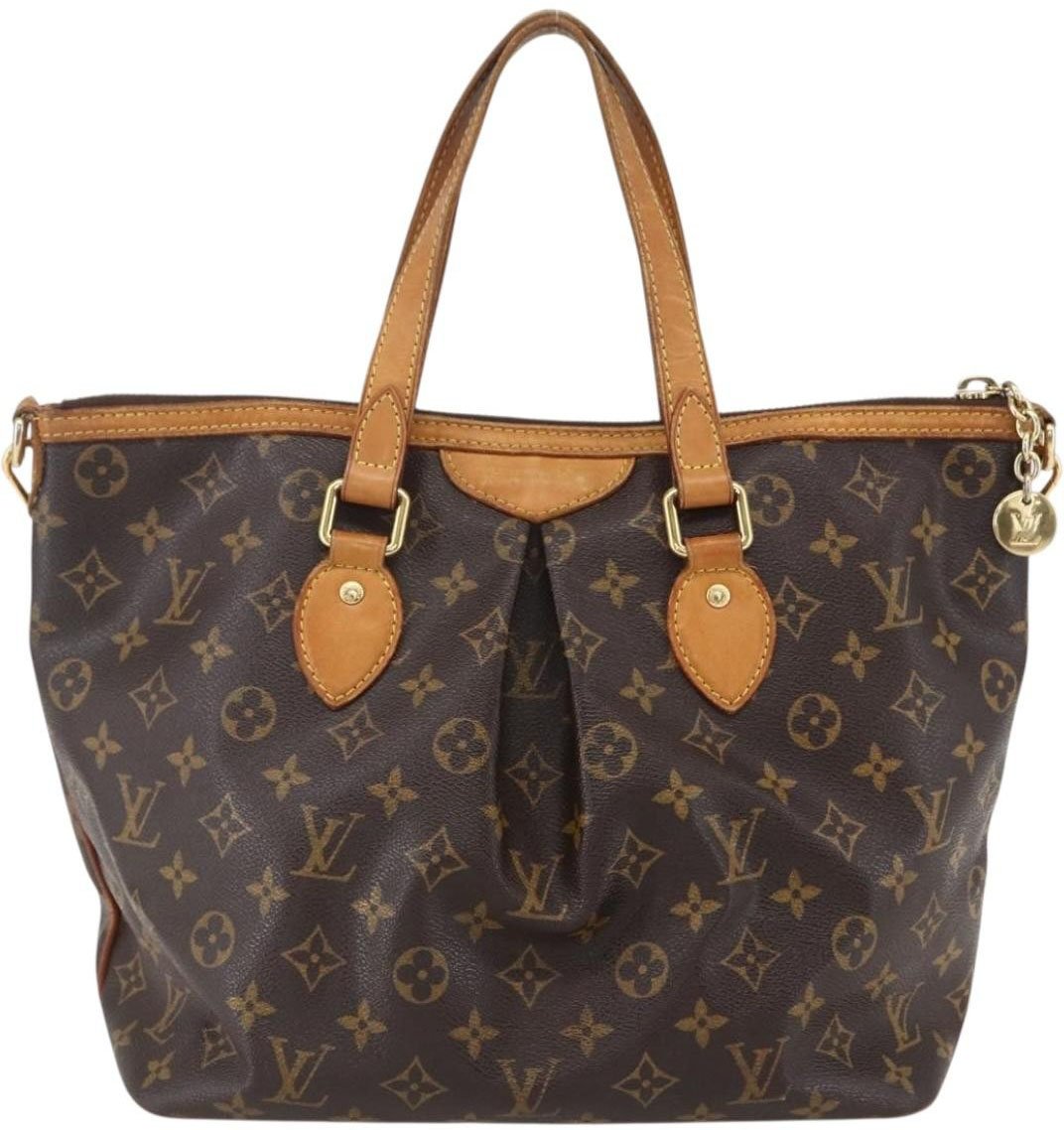 Louis Vuitton Louis Vuitton Palermo Handbag Monogram Canvas PM Bruin