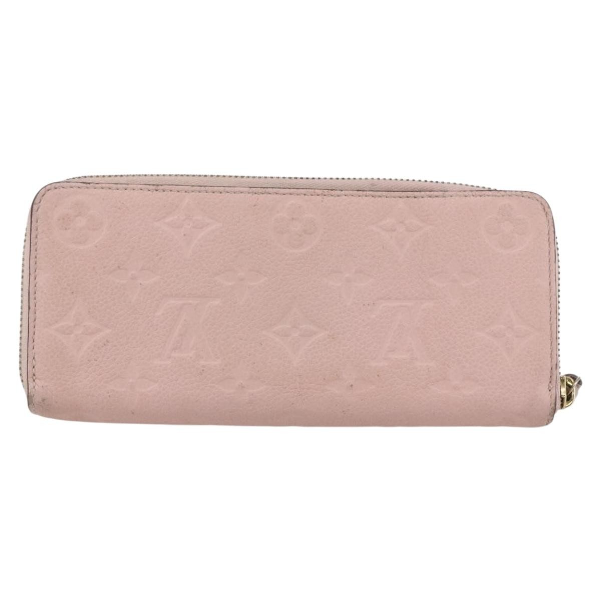 Louis Vuitton Louis Vuitton Clemence Wallet Monogram Empreinte Leather Roze