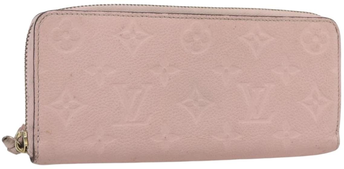 Louis Vuitton Louis Vuitton Clemence Wallet Monogram Empreinte Leather Roze