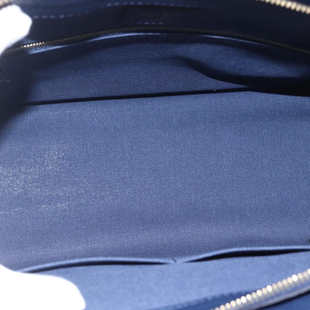 Louis Vuitton Louis Vuitton Vaneau Handbag Epi Leather MM Blauw