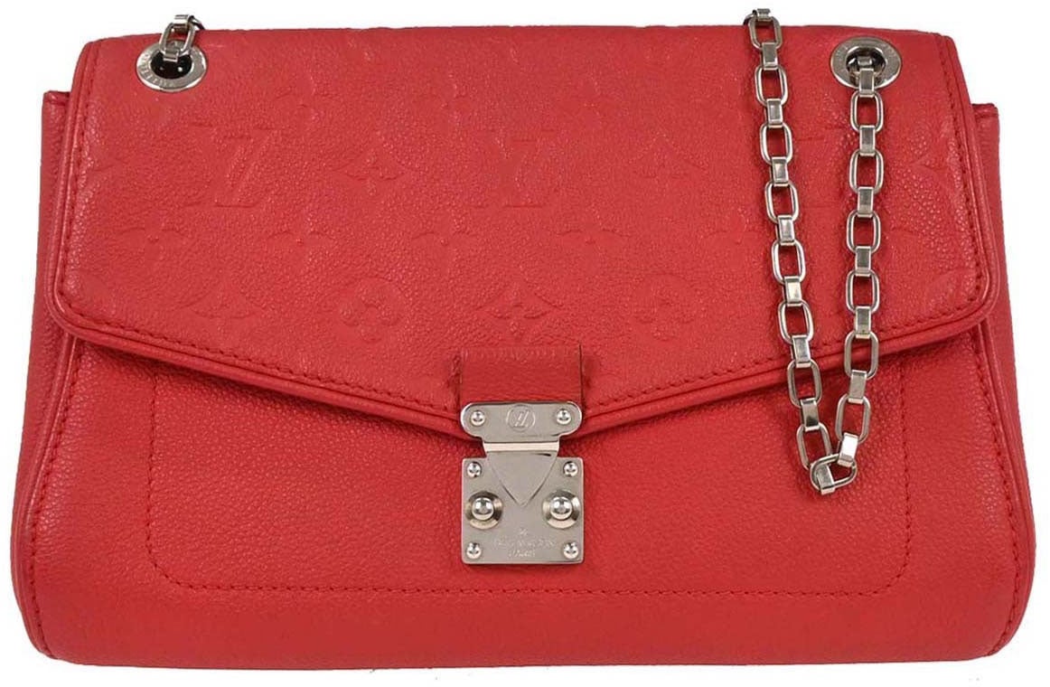 Louis Vuitton Louis Vuitton Saint Germain Handbag Monogram Empreinte Leather PM Roze