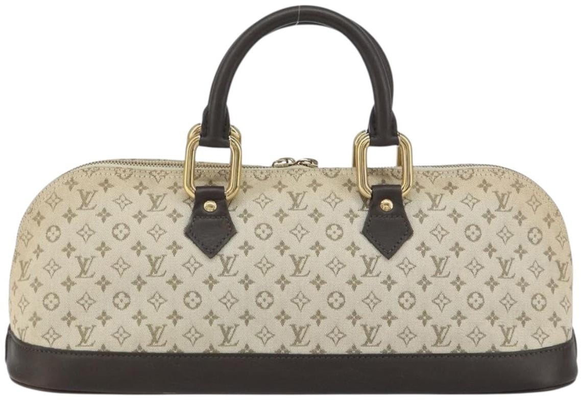 Louis Vuitton Louis Vuitton Alma Handbag Mini Lin Horizontal Divers