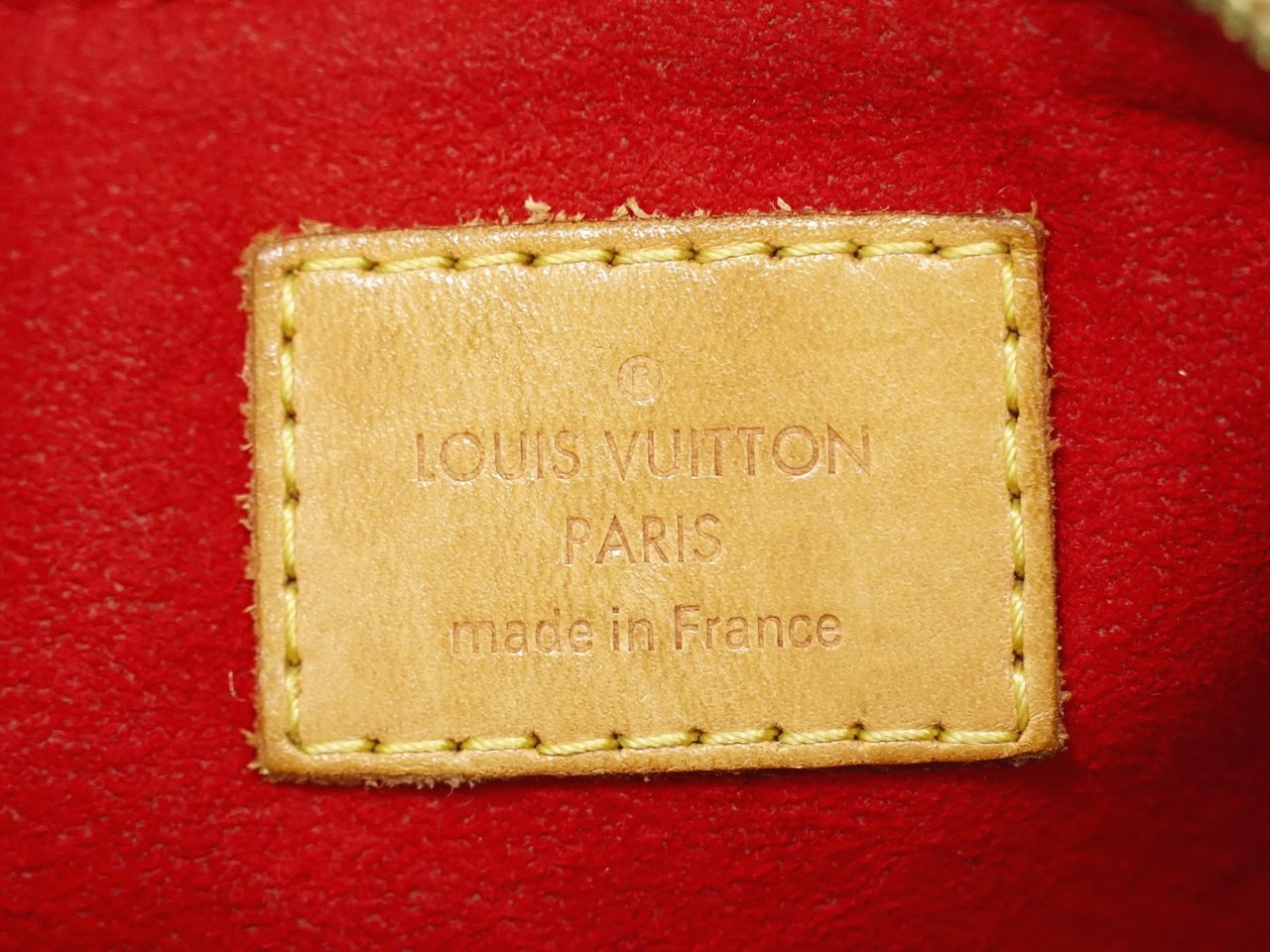 Louis Vuitton V Tote Monogram Canvas and Leather BB Bruin