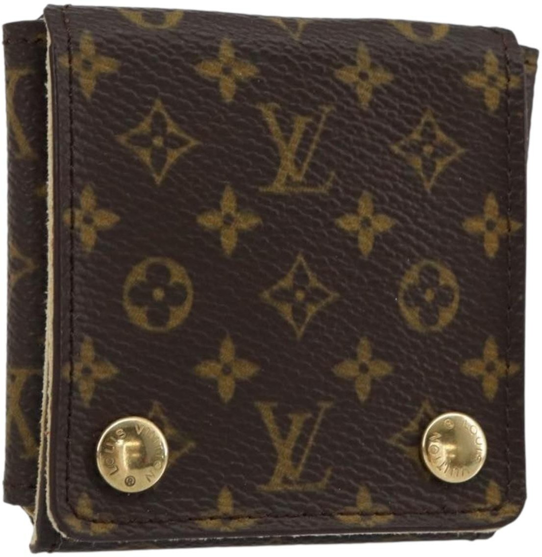 Louis Vuitton Louis Vuitton CASE JEWELRY BOX Canvas Bruin