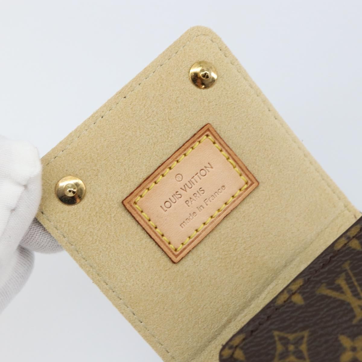 Louis Vuitton Louis Vuitton CASE JEWELRY BOX Canvas Bruin